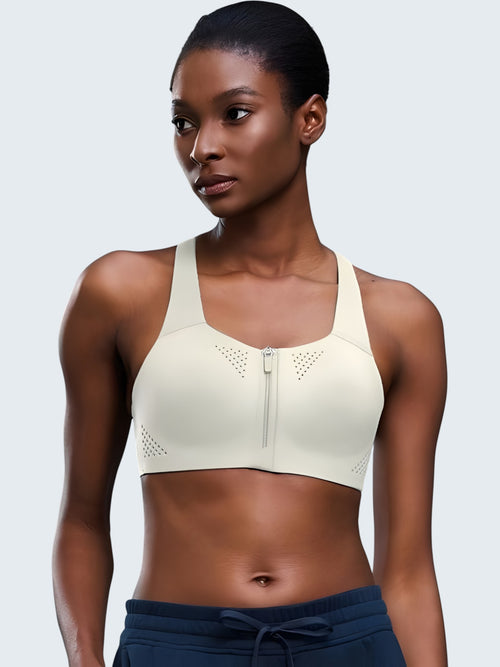 Bra Deportivo con Cierre y Tirantes Ajustables