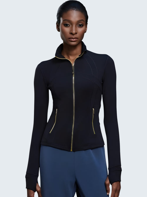 Chaqueta Yoga con Orificio para Pulgar