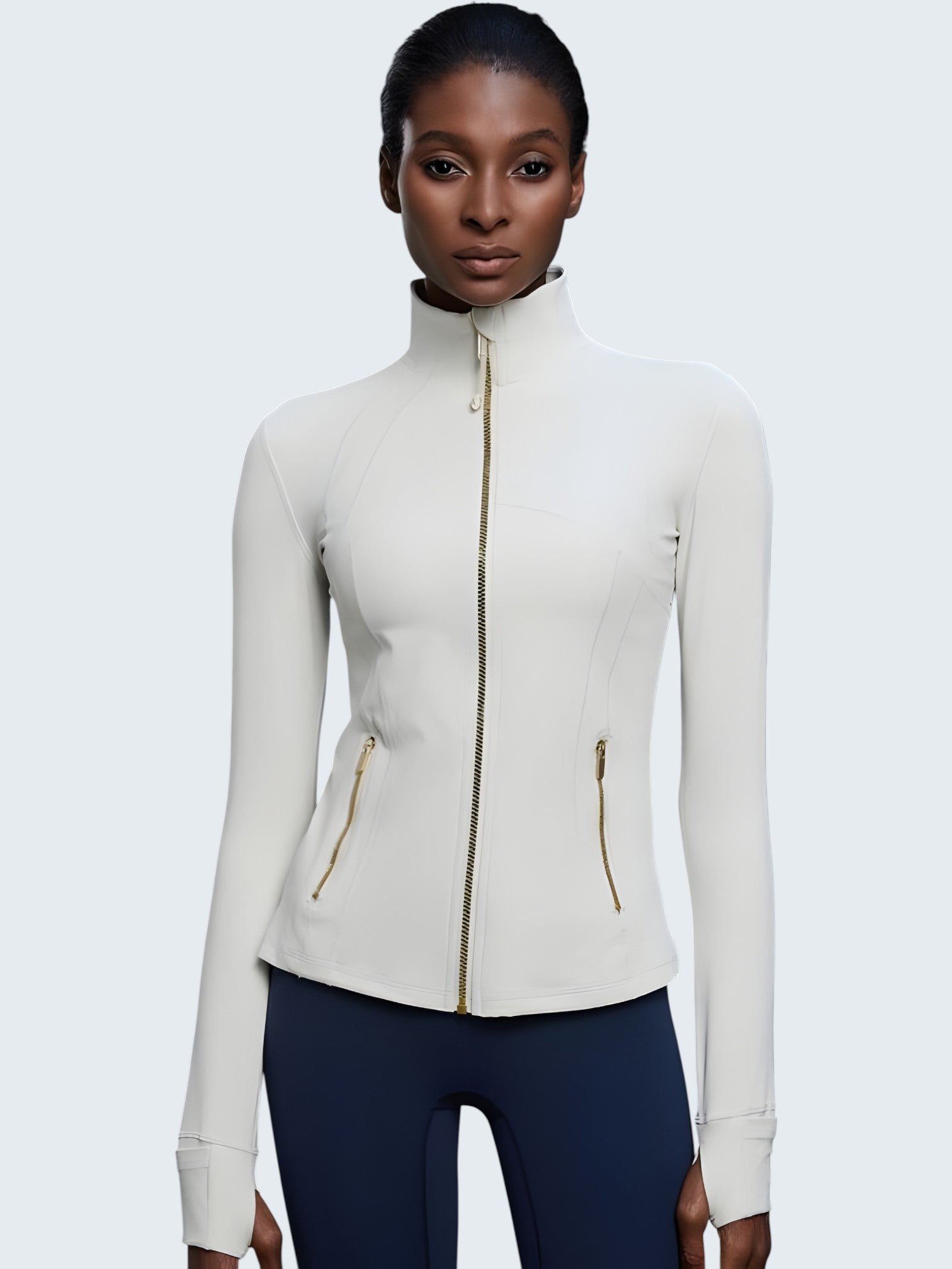 Chaqueta Yoga con Orificio para Pulgar